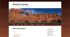 Desktop Screenshot of biotoxinjourney.com