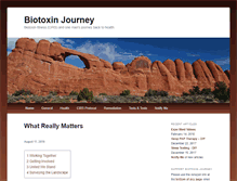 Tablet Screenshot of biotoxinjourney.com